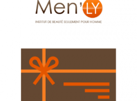 Chèques cadeaux Men'ly institut, centre de beauté pour hommes à Rennes